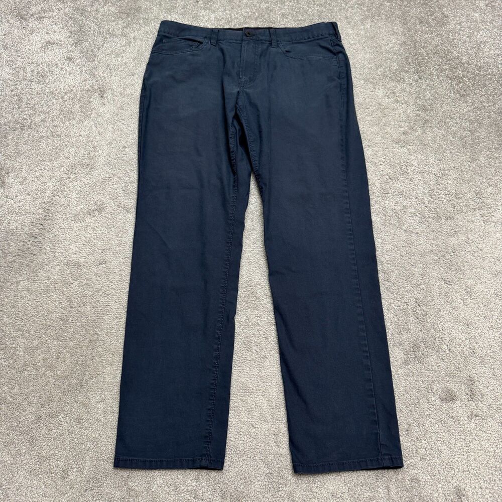Bonobos Lightweight 5-Pocket Chino Pants Mens 32x30 Athletic Fit Stretch Blue